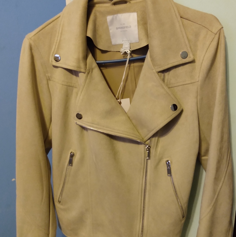 SRINGFIELD faux leather/suede jacket